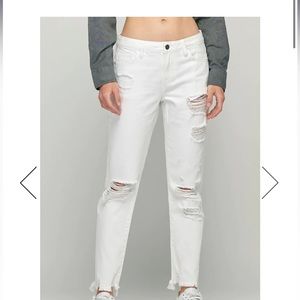 Low rise White Jeans